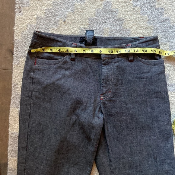 Vintage Kenneth Cole low rise boot cut denim size 6 in space gray. - Picture 3 of 9
